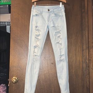 Light Wash super stretch jegging